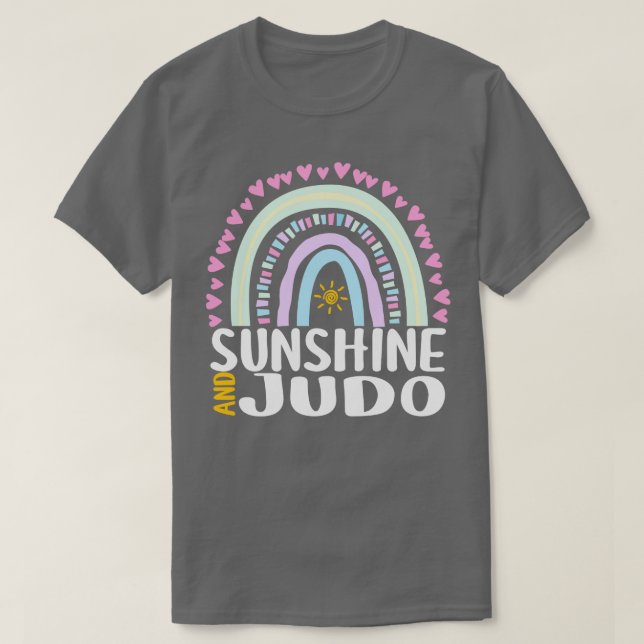 Camiseta Sunshine y Judo Cute Rainbow Gift para mujeres (Diseño del anverso)