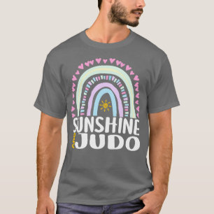 Camiseta Sunshine y Judo Cute Rainbow Gift para mujeres