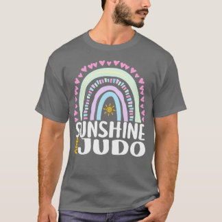 Camiseta Sunshine y Judo Cute Rainbow Gift para mujeres