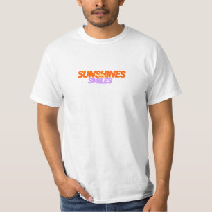 Camiseta Sunshine y sonrisas de verano