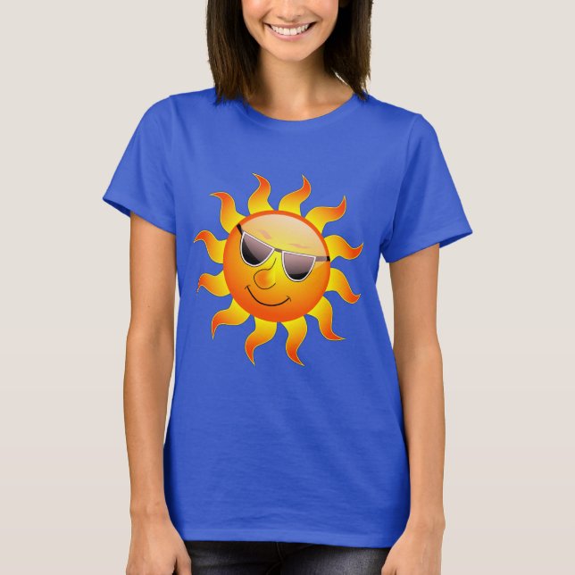 Camiseta Sunshine yellow blue (Anverso)