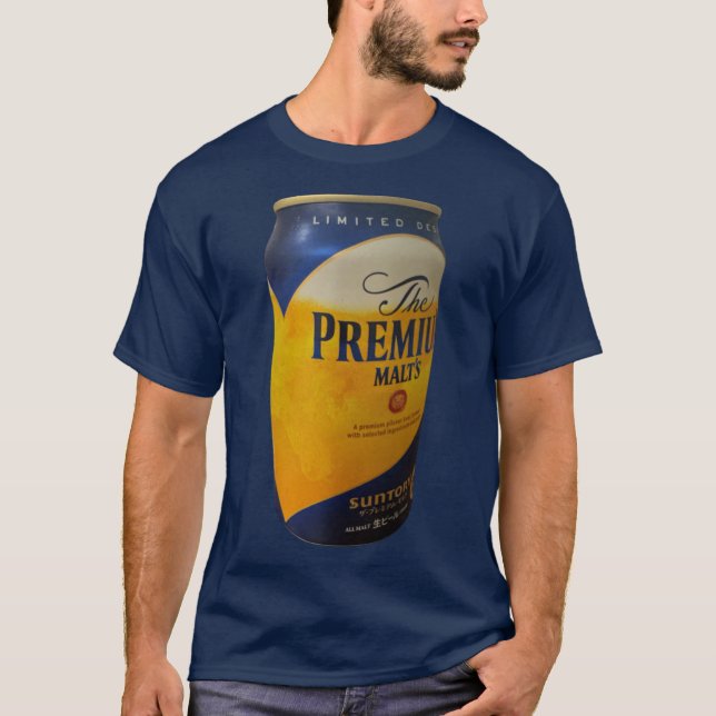 Camiseta Suntory Premium Malts Japanesr Beer (Anverso)