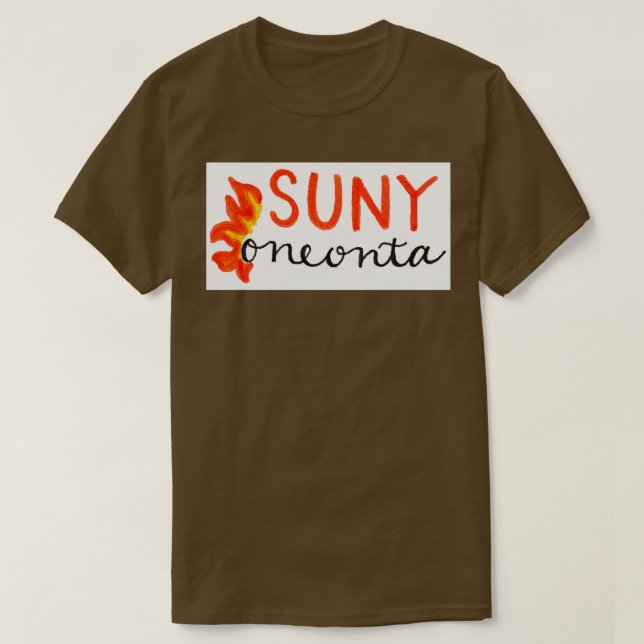 Camiseta SUNY Oneonta (Diseño del anverso)