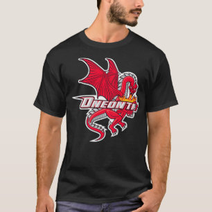 Camiseta SUNY Oneonta dragones rojos