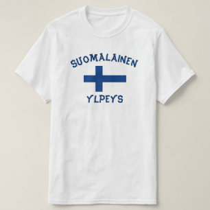 Camiseta suomalainen ylpeys finlandés orgullo