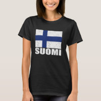 Suomi Flag Grunge Vintage Souvenir Finlandia