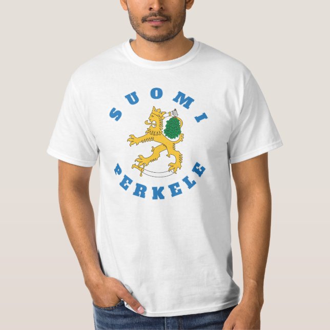 Camiseta Suomileijona - sauna - perkele del suomi - t-paita (Anverso)
