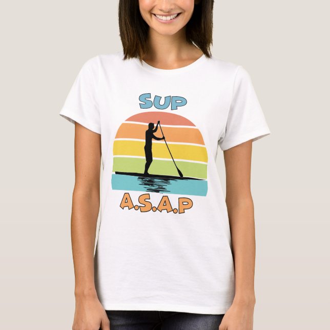 Camiseta SUP ASAP Stand Up Paddling (Anverso)