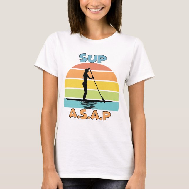 Camiseta SUP ASAP Stand Up Paddling (Anverso)