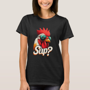 Camiseta SUP divertido amante de los pollos granjero el sus