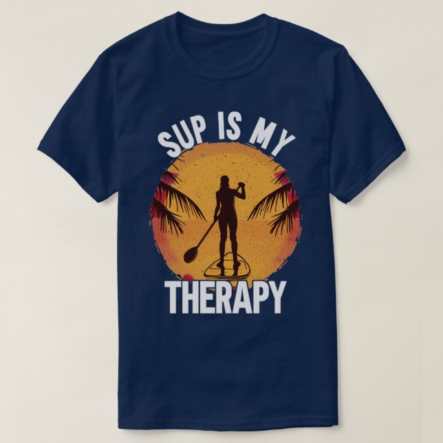 Camiseta SUP es mi terapia (Diseño del anverso)