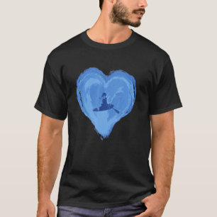 Camiseta Sup Heart Stand Up Paddling Chica