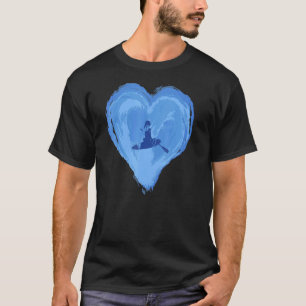 Camiseta Sup Heart Stand Up Paddling Chica