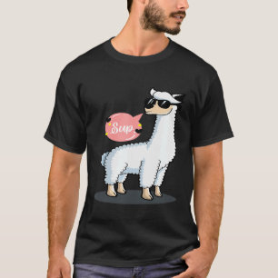 Camiseta Sup No Drama Llama Amante de los Animales Increíbl