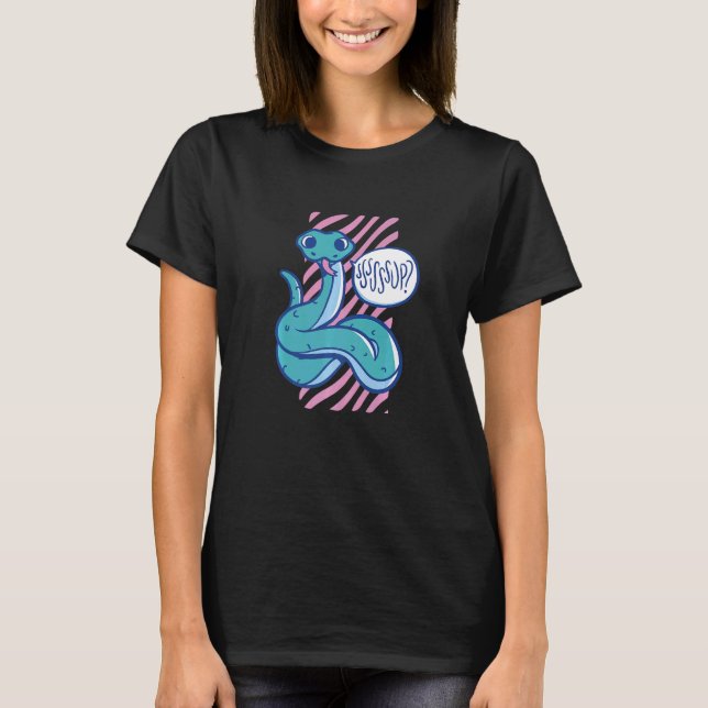 Camiseta Sup Snake Cute encantadora (Anverso)