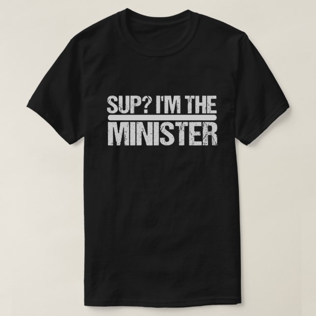 Camiseta ¿Sup? Soy el Boda de la Ministra. (Diseño del anverso)