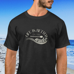 Camiseta SUP stand up paddfit sepia negro