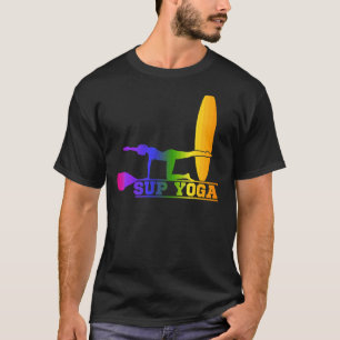 Camiseta Sup Stand Up Paddling Con Una Manga De Yoga