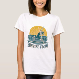 Camiseta SUP Sunrise Flow Paddleboard Yoga | Graphic Print