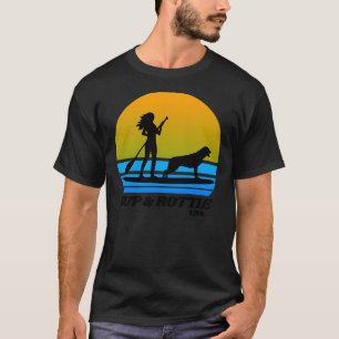 Camiseta Sup Y Rottie Life Standup Paddleboarding Rottwe