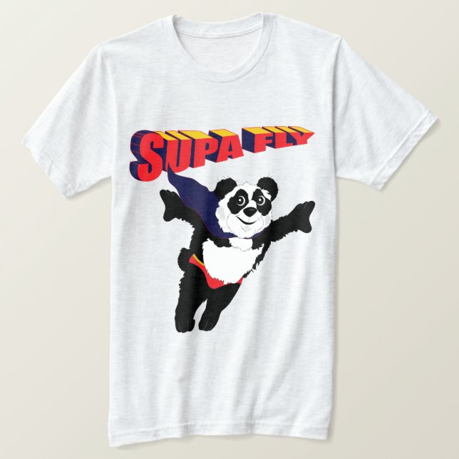 Camiseta Supa Fly Sucka  (Anverso del diseño)