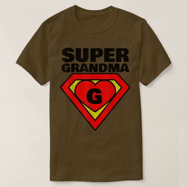 Camiseta Super Abuela  (Diseño del anverso)