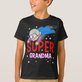 Camiseta Super Abuela Superheroína Mujer Abuela Abuela Abue