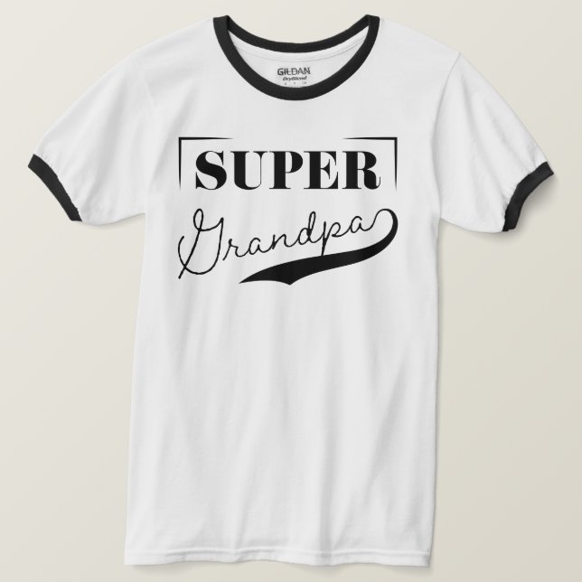 Camiseta Super Abuelo (Anverso del diseño)