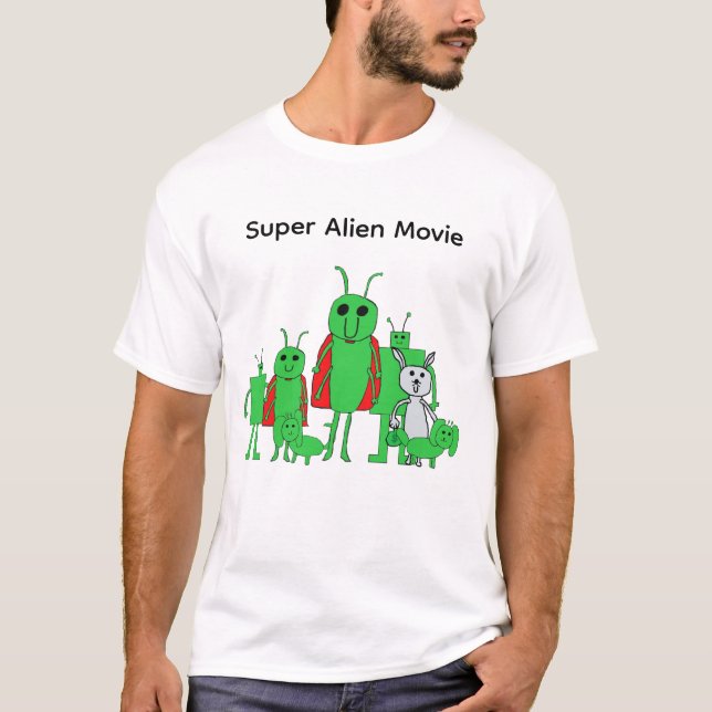 Camiseta Super Alien Movie Full Character Tee (Anverso)