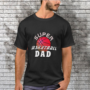 Camiseta Super Baloncesto papá padre deportivo negro