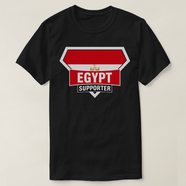 Camiseta Súper bandera de Egipto (Diseño del anverso)