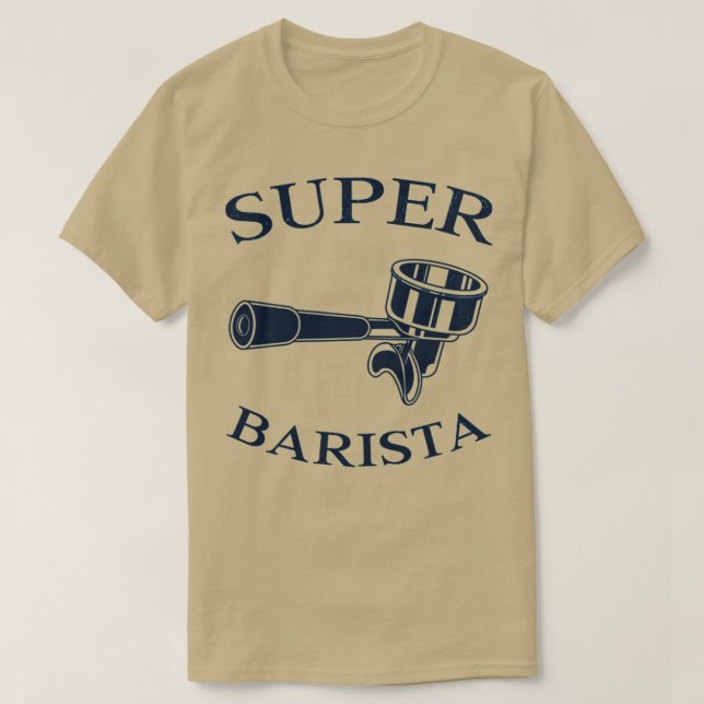 CAMISETA SUPER BARISTA (Diseño del anverso)