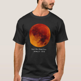 Camiseta Super Blue Blood Moon 2018