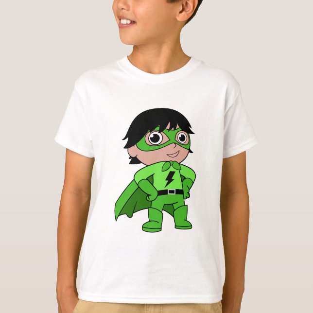 Camiseta Super Boy Héroe de Acción (Anverso)