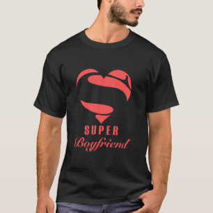Camiseta Super Boyfriend Superhero Family Christmas Costume