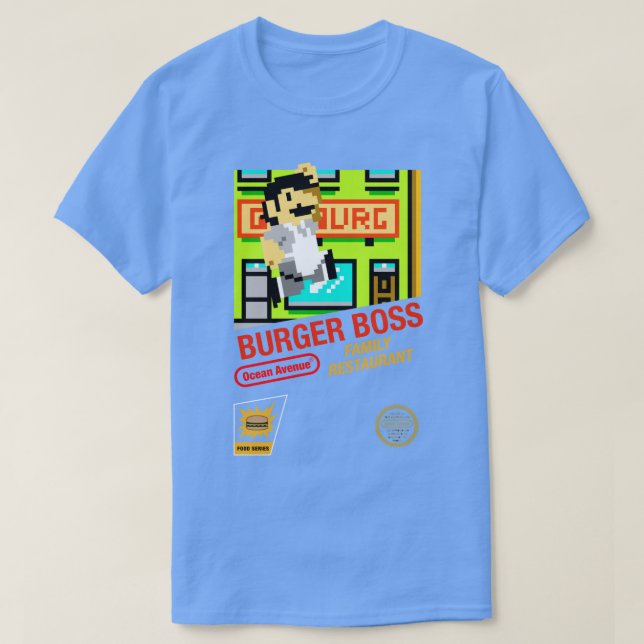 Camiseta Super Burger Boss (Diseño del anverso)
