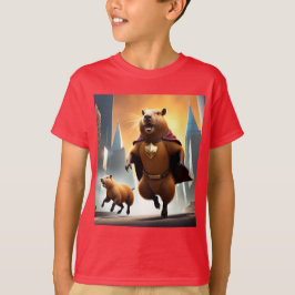 Camiseta Super Cappy y patada lateral