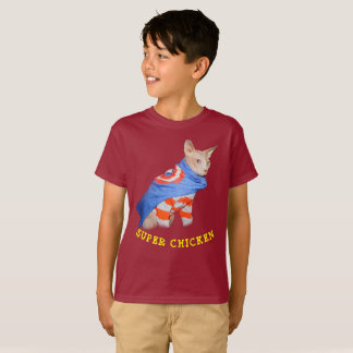 Camiseta SUPER CHICKEN KidsTee Shirex Unisex