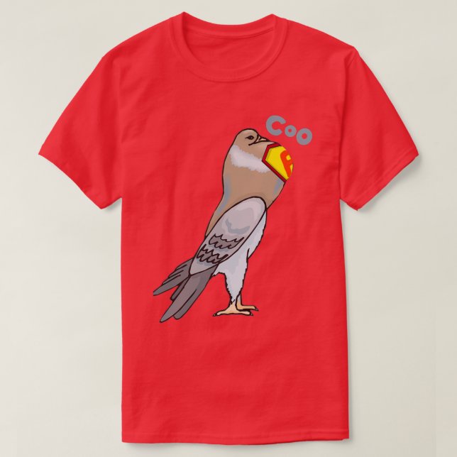 Camiseta Super Coo Pigeon (Diseño del anverso)