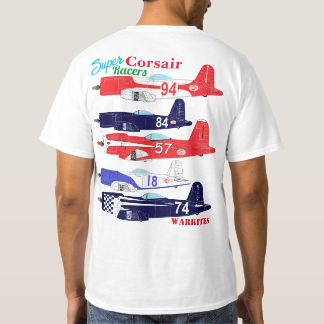 Camiseta Super Corsair Racers (Reverso)