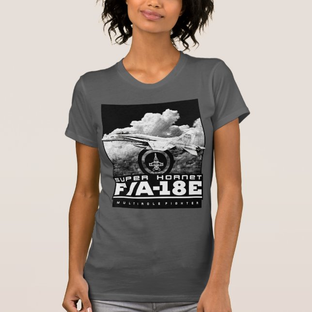 Camiseta Super Cuerno F/A-18E (Anverso)