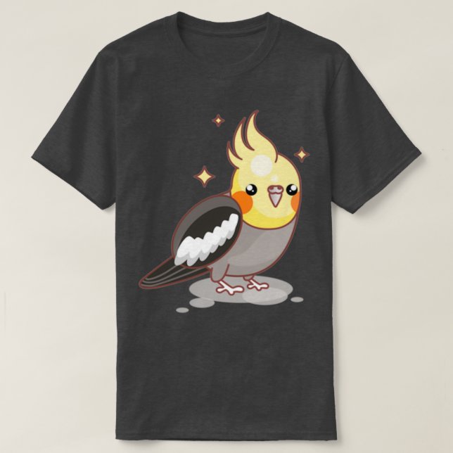 Camiseta Super Cute Cockatiel Parrot (Diseño del anverso)
