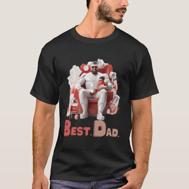 Camiseta Super Dad El Héroe Diario (Anverso)