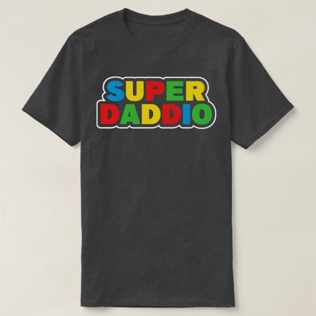 Camiseta Super Daddio (Diseño del anverso)