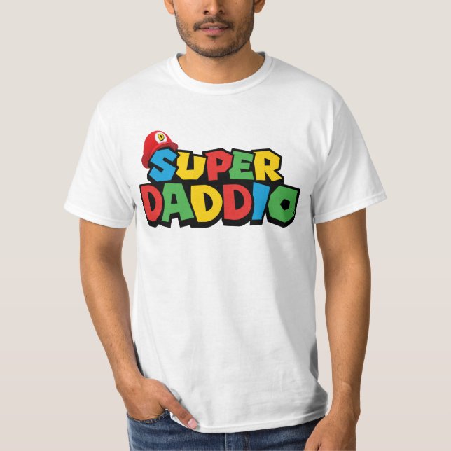 Camiseta Super Daddio para el mejor papá (Anverso)