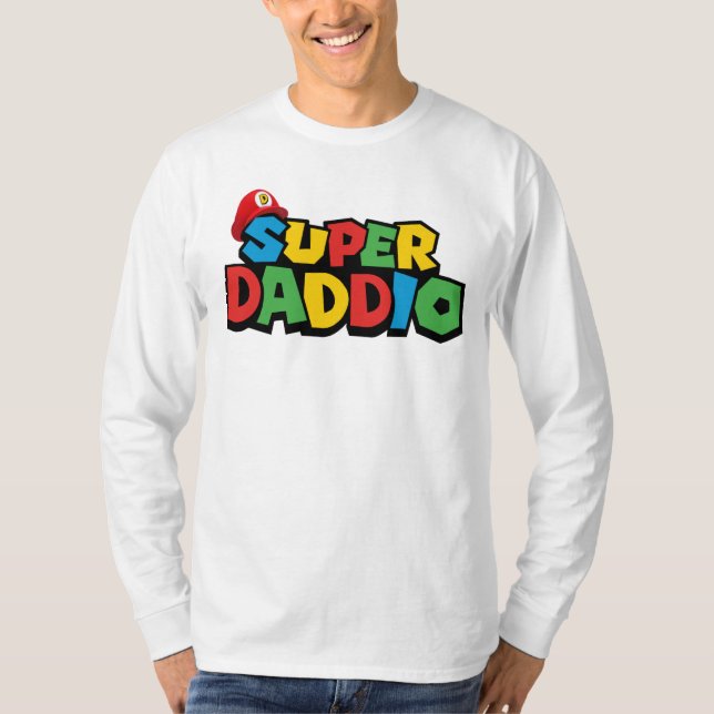 Camiseta Super Daddio para el mejor papá (Anverso)
