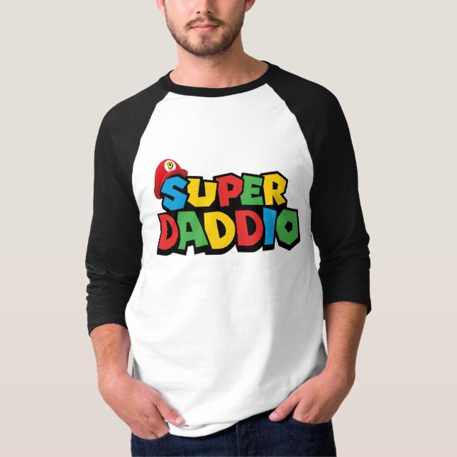 Camiseta Super Daddio para el mejor papá (Anverso)