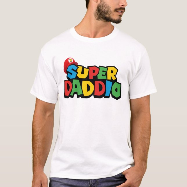 Camiseta Super Daddio para el mejor papá (Anverso)