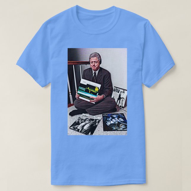 Camiseta Super fanático de AHa Bill Clinton (Diseño del anverso)