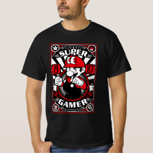 Camiseta Super Gamer Juegos Retro
